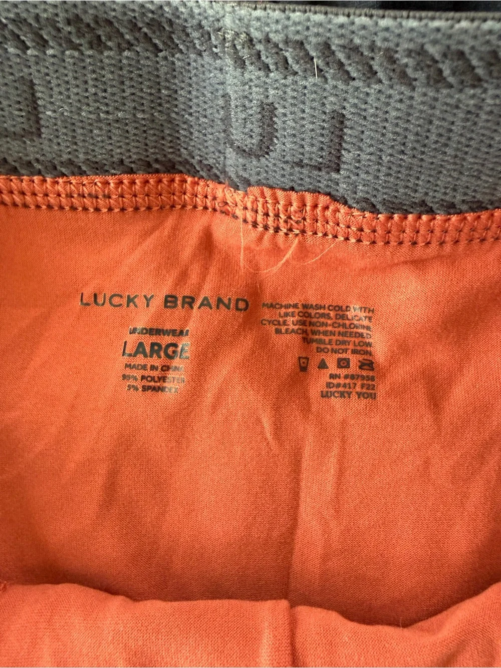 Lucky Brand nwot men boxer shorts size Large